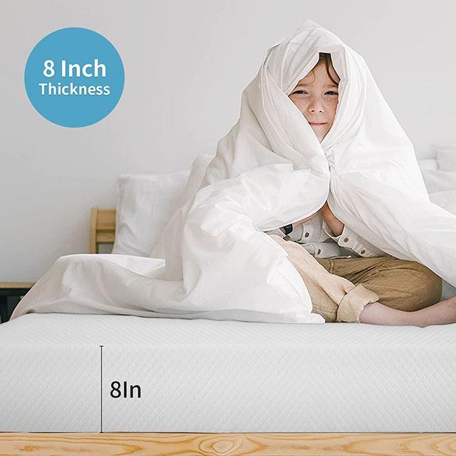 Artemisia 8" Cal. King, E.King, Full, & Queen Memory Foam Mattress - California Furniture (Coachella, CA)