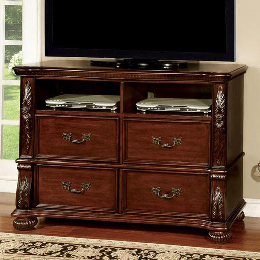 ARTHUR Brown Cherry Media Chest - California Furniture (Coachella, CA)