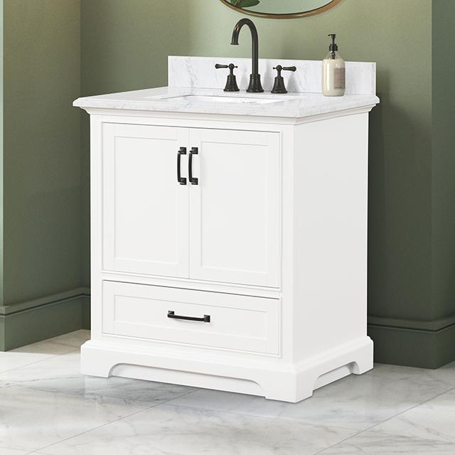 Arthur Vanity with Top/ Sink - California Furniture (Coachella, CA)