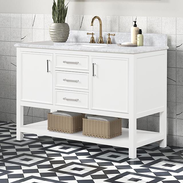 Arthur Vanity with Top/ Sink - California Furniture (Coachella, CA)