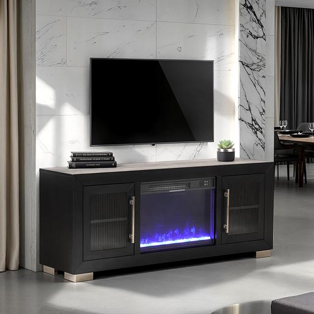 Ashbourne 60" & 72" TV Stand w/ Fire Place - California Furniture (Coachella, CA)