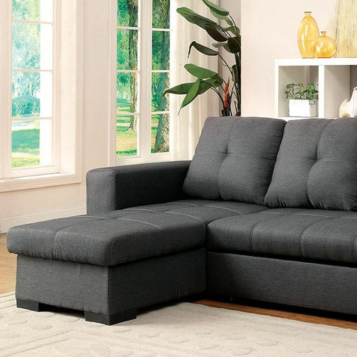DENTON Sectional, Gray - California Furniture (Coachella, CA)
