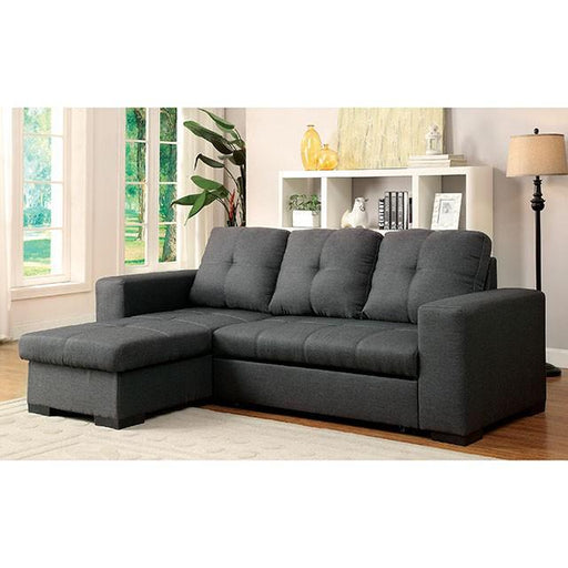 DENTON Sectional, Gray - California Furniture (Coachella, CA)