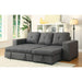 DENTON Sectional, Gray - California Furniture (Coachella, CA)