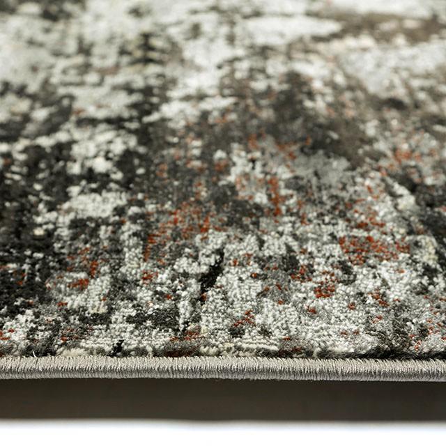 Develi Charcoal 8' X 10' Area Rug - California Furniture (Coachella, CA)