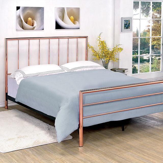 Diana Bed Rose Gold - California Furniture (Coachella, CA)
