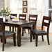 DICKINSON I Dark Cherry Dining Table w/ 18" Leaf - California Furniture (Coachella, CA)