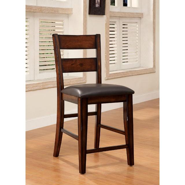 DICKINSON II Dark Cherry Counter Ht. Chair (2/CTN) - California Furniture (Coachella, CA)