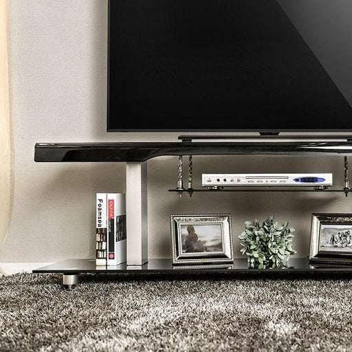 Dietrich Black 60" TV Console - California Furniture (Coachella, CA)