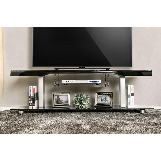 Dietrich Black 60" TV Console - California Furniture (Coachella, CA)