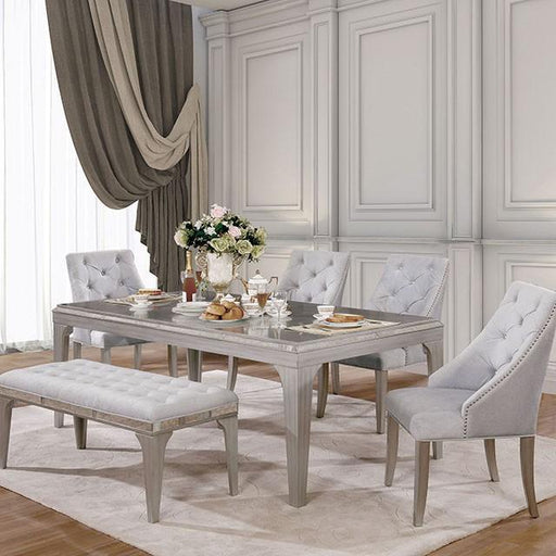 Diocles Dining Table Set with Bench - California Furniture (Coachella, CA)
