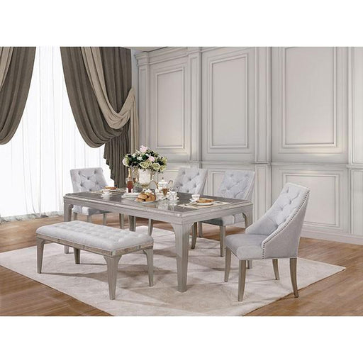 Diocles Dining Table Set with Bench - California Furniture (Coachella, CA)