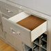 DIOCLES Silver/Gray Server - California Furniture (Coachella, CA)