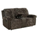 Dionysus Manual Reclining Loveseat Brown - California Furniture (Coachella, CA)
