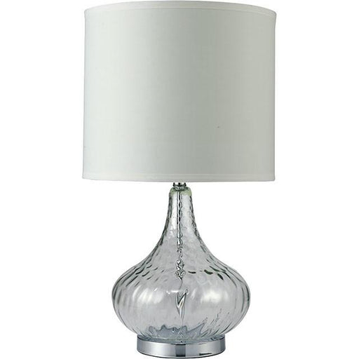 Donna Clear 15"H Glass Clear Table Lamp - California Furniture (Coachella, CA)