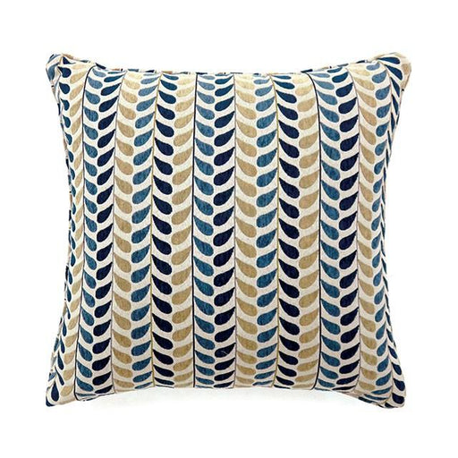 DROPP 18" X 18" Pillow, Blue & Yellow (2/CTN) - California Furniture (Coachella, CA)