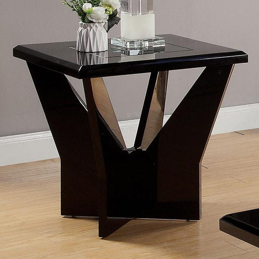 DUBENDORF End Table, Black - California Furniture (Coachella, CA)