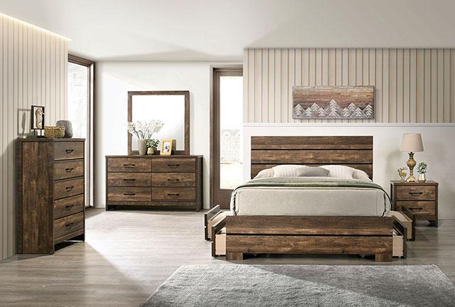 DUCKWORTH Mirror, Light Walnut - California Furniture (Coachella, CA)