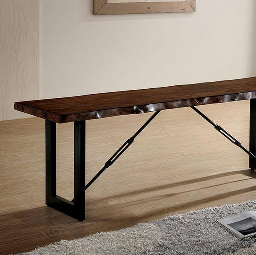 Dulce Walnut Bench - California Furniture (Coachella, CA)