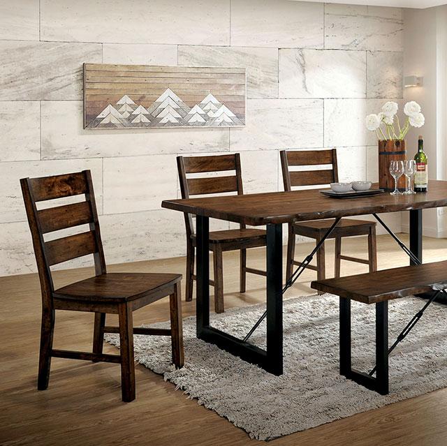 Dulce Walnut/Black Dining Table - California Furniture (Coachella, CA)