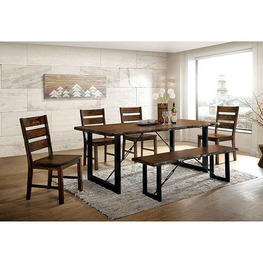 Dulce Walnut/Black Dining Table - California Furniture (Coachella, CA)