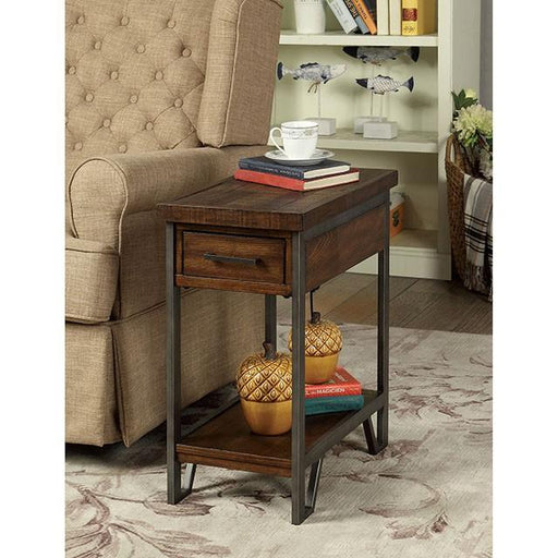 Dundalk Dark Oak Side Table - California Furniture (Coachella, CA)