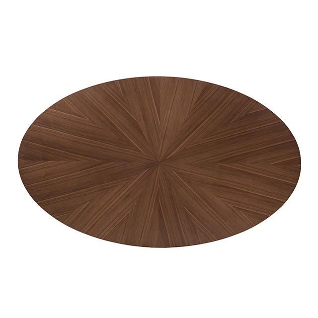 Ebikon 5 Pc Dining Table Set Walnut - California Furniture (Coachella, CA)