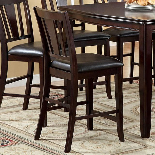 Edgewood II Espresso Counter Ht. Chair (2/CTN) - California Furniture (Coachella, CA)