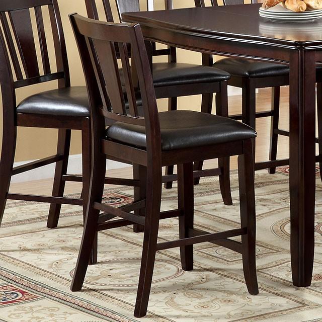 Edgewood II Espresso Square Counter Ht. Table - California Furniture (Coachella, CA)