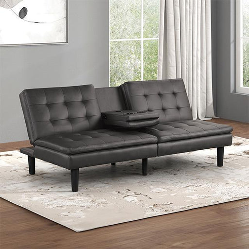 Eidsberg Futon Sofa Bed Orange, Grey, Brown, & Black - California Furniture (Coachella, CA)