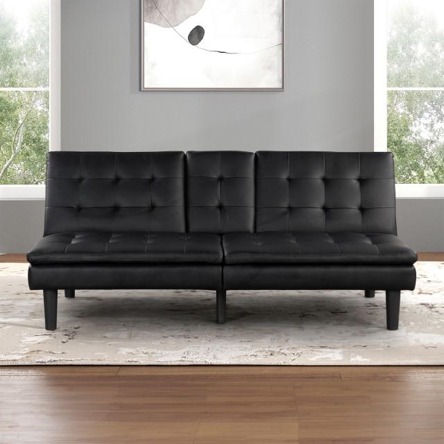 Eidsberg Futon Sofa Bed Orange, Grey, Brown, & Black - California Furniture (Coachella, CA)