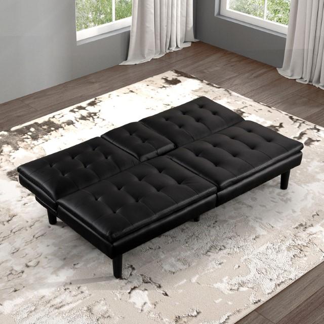 Eidsberg Futon Sofa Bed Orange, Grey, Brown, & Black - California Furniture (Coachella, CA)