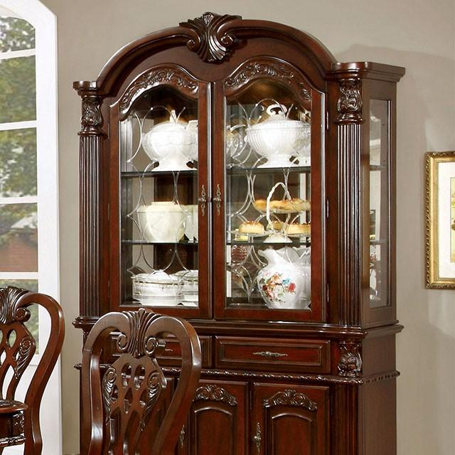 ELANA Brown Cherry Hutch & Buffet, Cherry - California Furniture (Coachella, CA)