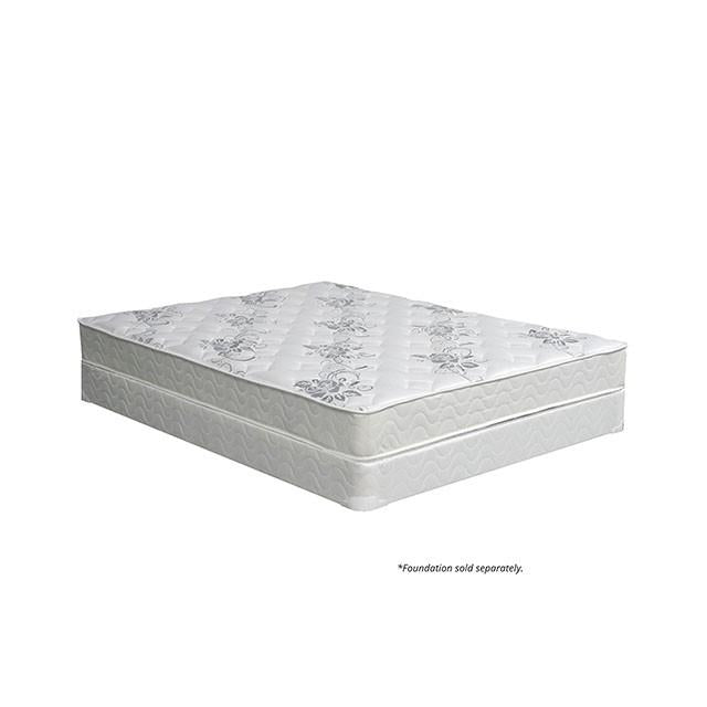 ELBERTYNA White 8" Tight Top Mattress, E.King - California Furniture (Coachella, CA)
