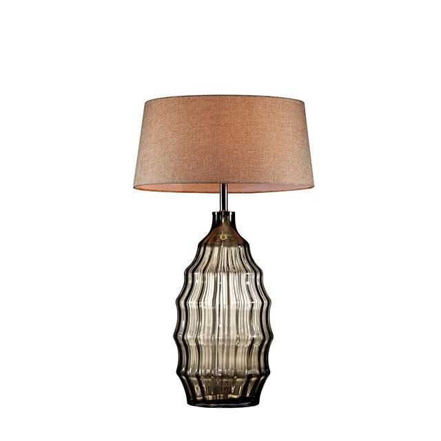Elen Olive 28"H Olive Glass Table Lamp - California Furniture (Coachella, CA)