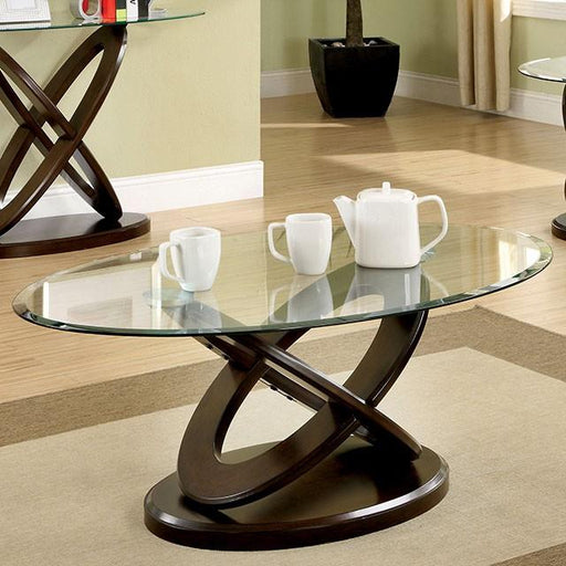 Atwood II Dark Walnut Coffee Table - California Furniture (Coachella, CA)