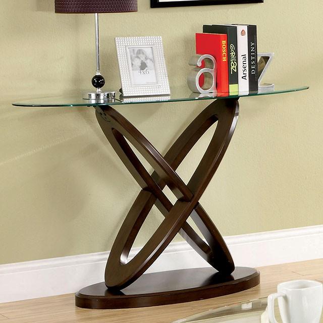 Atwood II Dark Walnut Sofa Table - California Furniture (Coachella, CA)