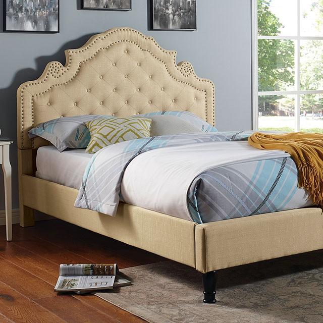 Aubree Cal.King & E.King Bed - California Furniture (Coachella, CA)