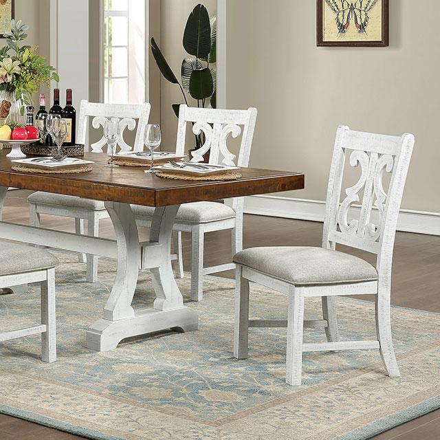 Auletta Transitional Dining Table Round & Squre - California Furniture (Coachella, CA)