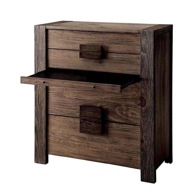 AVEIRO Rustic Natural Tone Chest - California Furniture (Coachella, CA)