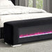 Elnath Bench w/ Visual Crystal Fireplace - California Furniture (Coachella, CA)