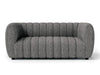 AVERSA Loveseat, Black, Gray, & White - California Furniture (Coachella, CA)