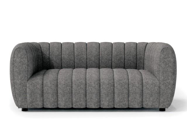 AVERSA Loveseat, Black, Gray, & White - California Furniture (Coachella, CA)