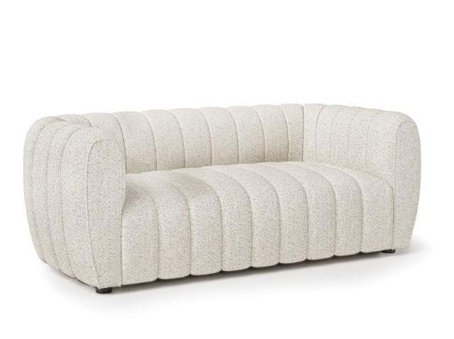 AVERSA Loveseat, Black, Gray, & White - California Furniture (Coachella, CA)