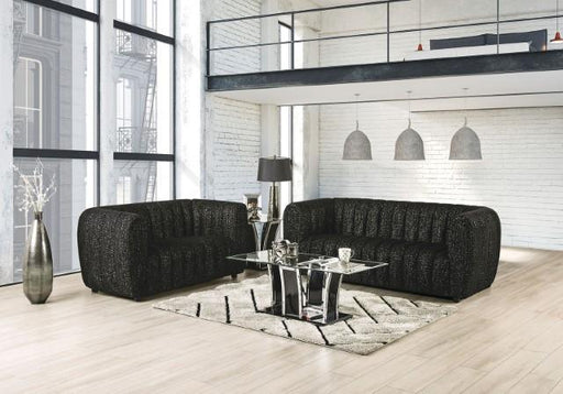 AVERSA Chair, Black, Gray, & White - California Furniture (Coachella, CA)