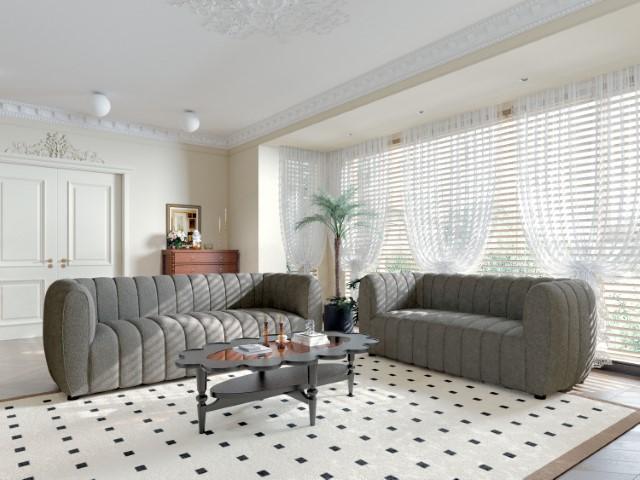 AVERSA Chair, Black, Gray, & White - California Furniture (Coachella, CA)