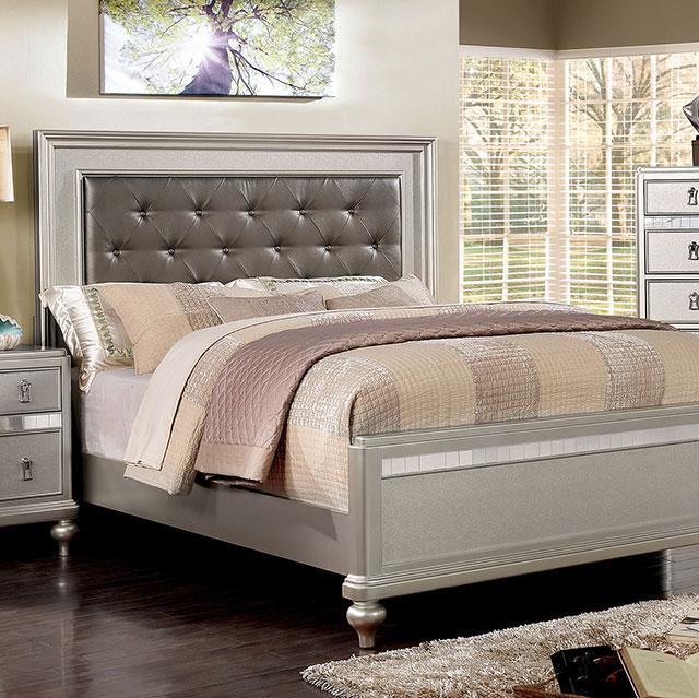 Avior Bed Silver - California Furniture (Coachella, CA)