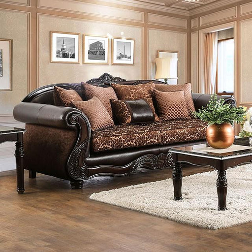 ELPIS Brown/Espresso Sofa - California Furniture (Coachella, CA)