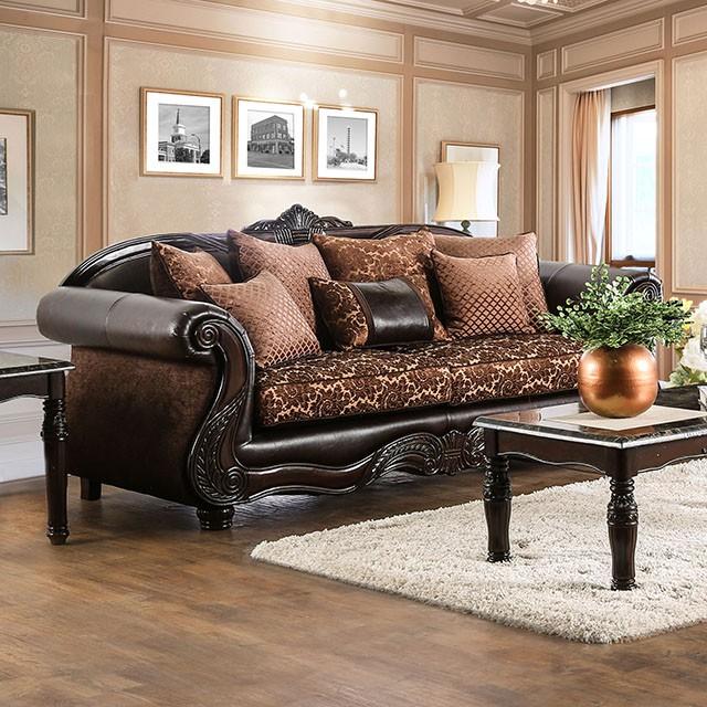 ELPIS Brown/Espresso Sofa - California Furniture (Coachella, CA)
