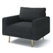 ELVERUM Chair, Black - California Furniture (Coachella, CA)